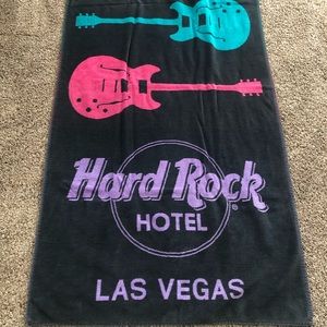 Hard Rock Cafe Las Vegas beach towel